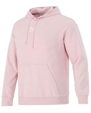 PUMA Logo Printing Knit Sports - Pink