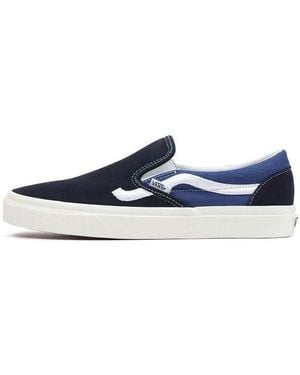 Vans Classic Slip-On 'Sidestripe' - Blue
