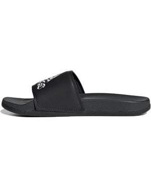 adidas (Wmns) Adilette Comfort Slide Zebra' - Black