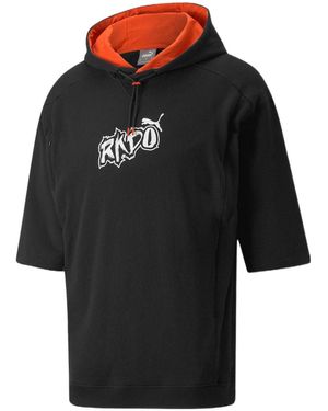 PUMA Rkdo Short Sleeve Hoodie - Black