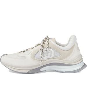 Gucci Run Trainer Suede' - White