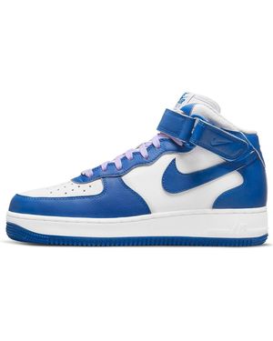 Nike Air Force 1 '07 Mid Shoes - Blue