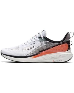 361 Degrees Qu!K Light Breathable Running Shoes - White