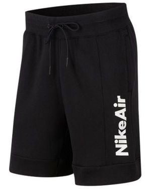 Nike Air Fleece Colourblock Shorts - Black