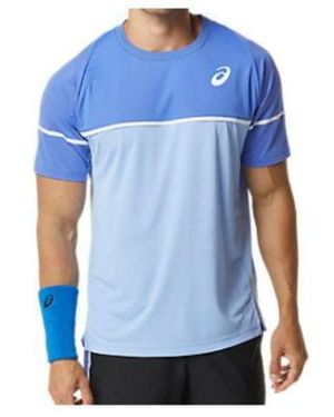 Asics Game Short Sleeve Top 'Sapphire' - Blue