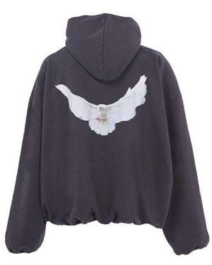 Yeezy Gap Engineered By Balenciaga Ss22 Dove Hoodie 'Dark' - Blue