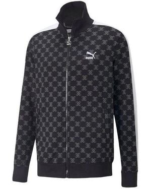 PUMA T7 Printed Full Zip Track Jacket - Blue