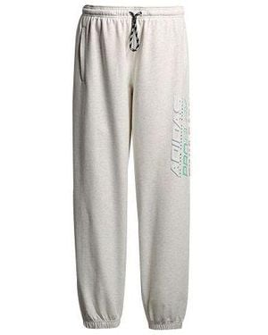 adidas Originals X Alexander Wang Crossover Logo Printing Casual Sports Long Trousers Couple Style - Grey