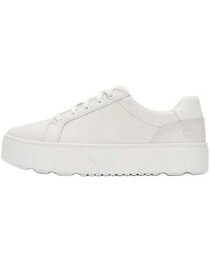 Timberland (Wmns) Low Lace Up Sneakers Full Grain' - White
