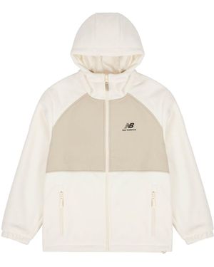 New Balance Hooded Casual Jacket Couple Style - White