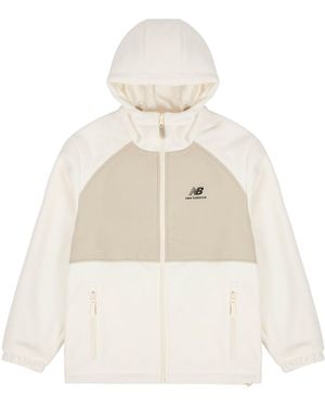 New Balance Hooded Casual Jacket Couple Style - White
