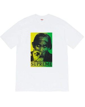 Supreme Aguila Character Photo Round Neck Short Sleeve - Green