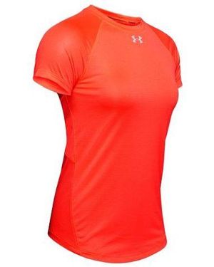 Under Armour (Wmns) Qualifier Hexdelta Round-Neck - Red