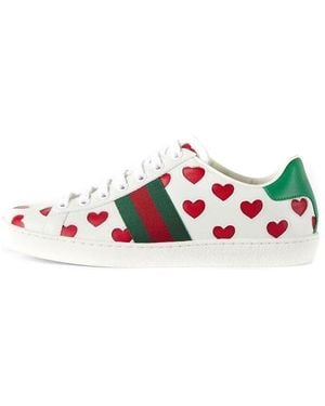 Gucci (Wmns) Ace 'Hearts' - Red