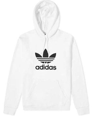 adidas Originals Trefoil Chest Logo Kangaroo Pouch - White