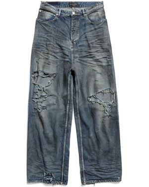 Balenciaga (Wmns) Baggy Trousers 'Light' - Blue
