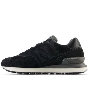 New Balance 574 Legacy Suede - Black
