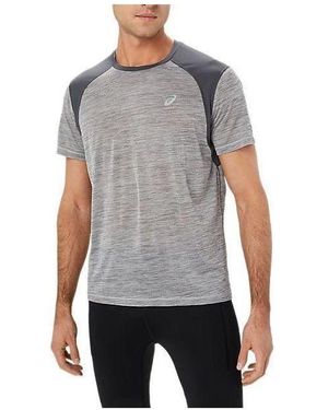 Asics Road Short Sleeve Top - Grey