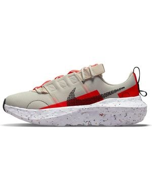 Nike (Wmns) Crater Impact 'Light Bone Bright Crimson' - Red