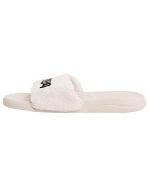 PUMA Popcat 20 Velvet Slippers - White