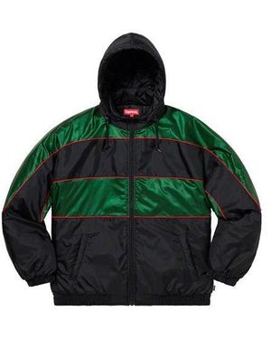 Supreme Fw19 Week 4 Sports Piping Puffy Jacket - Green