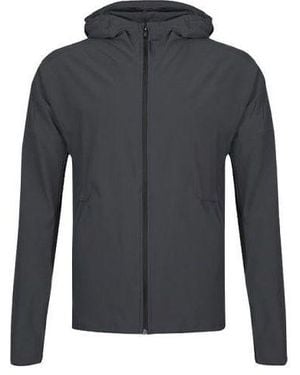 adidas Running Training Windproof Woven Hooded Jacket - Gray
