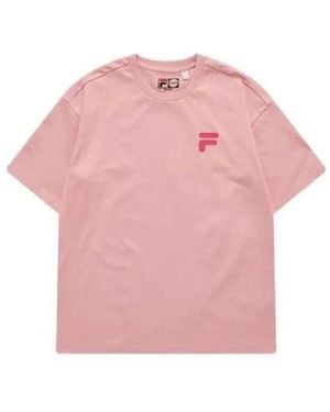 Fila Logo T-Shirt - Pink
