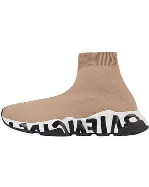 Balenciaga (Wmns) Speed Trainer 'Midsole Graffiti - Brown
