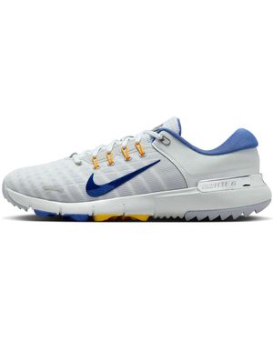 Nike Free Golf Extra Wide 'Pure Platinum University' - Blue