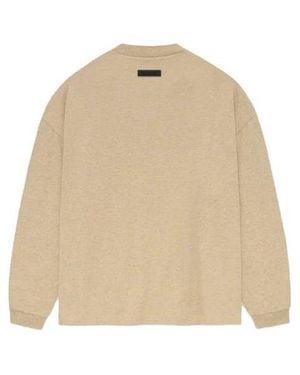 Fear Of God Fw23 Long Sleeve Tee Heather' - Natural
