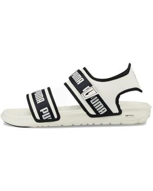 PUMA (Wmns) Softride Slide 'Wordmark - Natural
