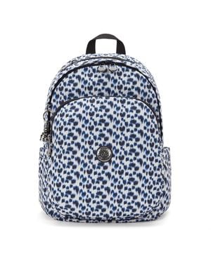 Kipling Backpack Delia White Cheetah J Medium - Natural