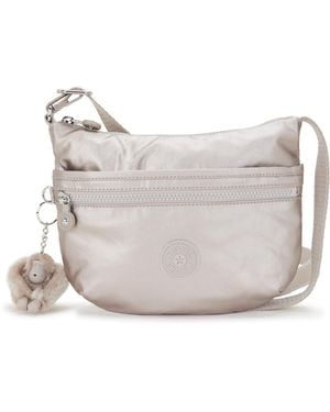 Kipling Crossbody Bag Arto S Metallic Glow Gold Small - Grey