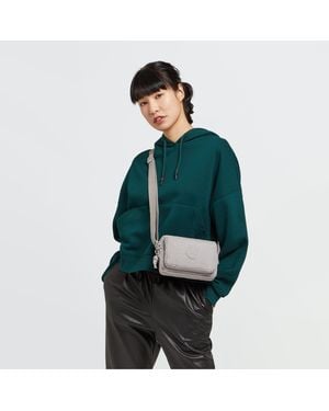 Kipling Crossbody Bag Abanu Gris Small 100% Polyamide - Green