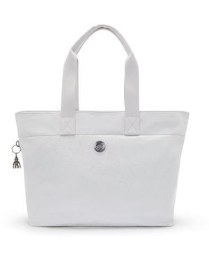 Kipling Tote Colissa Up Night Large - White