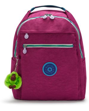 Kipling Backpack Micah Fig Wb Medium - Purple