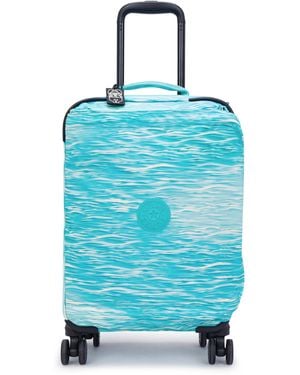 Kipling Carry On Spontaneous S Palmtree Leaves Small - Blue