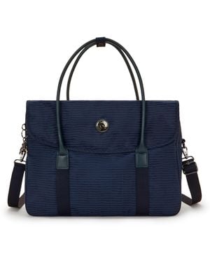 Kipling Laptop Bag Superworker Night Ocean Jacquard Medium - Blue
