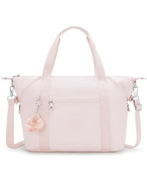 Kipling Tote Art Shine Medium - Pink