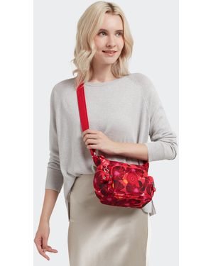Kipling Crossbody Bag Gabbie Mini Poppy Floral Extra Small - Red