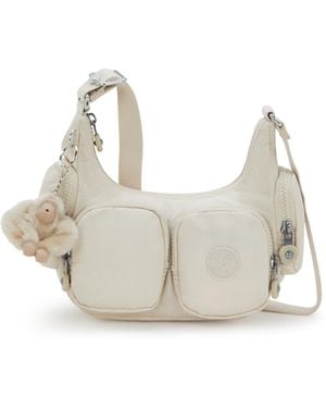 Kipling Crossbody Bag Rikka Mini Signature Embossed Small - Natural
