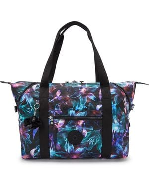 Kipling Tote Art M Palm Mood Sun Large - Yellow