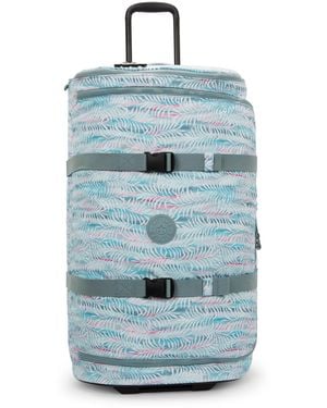 Kipling Wheeled luggage Aviana L Palmtree Leaves Large - Blue