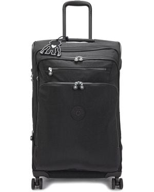 Kipling Wheeled Luggage New Youri Spin M Black Noir Medium