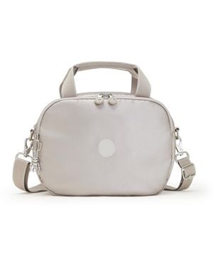 Kipling Travel Accessory Palmbeach Metallic Glow Gold Large - Grey
