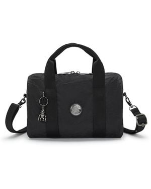 Kipling Shoulder Bag Bina M Cosmic Quilt Medium - Black