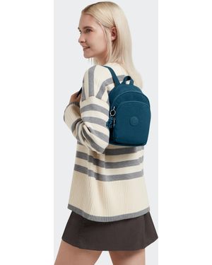 Kipling Backpack New Delia Compact Cosmic Emerald Blue Small