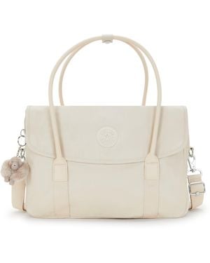 Kipling Laptop Bag Superworker S Pearl Small - White