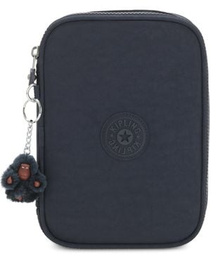 Kipling Pouch 100 Pens True Tonal Large 100% Polyamide - Blue