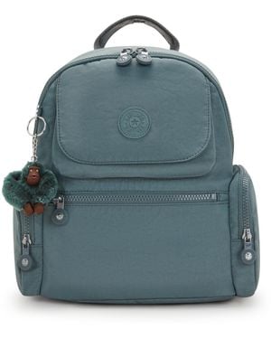 Kipling Backpack Matta Light Aloe Tonal Medium - Blue